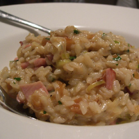 risoto au jambon